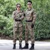 Ли Шэнь Никогда Не Останавливайся Унисекс Летний Камуфляжный Рабочий Костюм CP