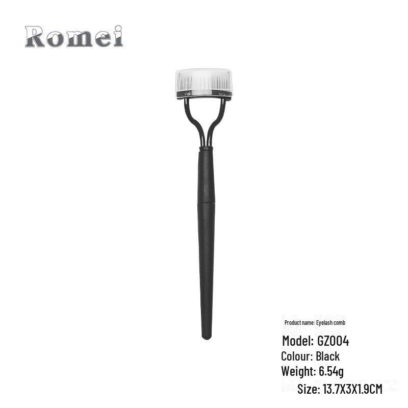 Расческа для бровей и ресниц 8 в 1 из нержавеющей стали с переносной пластиковой ручкой