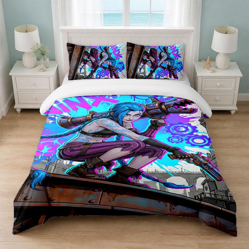 Arcane Bedroom 3Pcs Bedding Set Soft Bed Sheet Pillowcases Home Bedding Decoration
