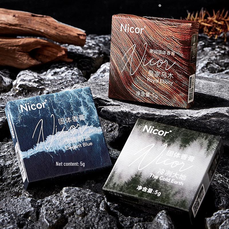 Твердые духи Nicor: Роскошный стойкий унисекс парфюмерный бальзам