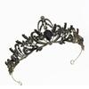 Bridal Accessories Wedding Dress Style Headwear Birthday Party Crown Headband Black High-end Performance Hair Accessories Crown