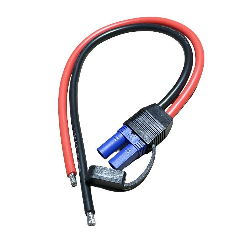 100 Вт Ec5 Провода для аварийного запуска мотоцикла Высокомощный 10AWG Силиконовая линия Ec5 Штекер папа/мама к кабелю подключения с клеммой типа O