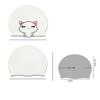 Hair Thickened Ears Protect Cartoon Cat Elastic Swim Pool Cap Swimming Cap Swimming Hat Diving Hat