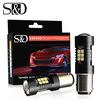 2pcs 1200Lm 1157 BAY15D Led P21/5W LED Bulbs 21SMD 3030 Car Reverse Lights Stop Tail Lamp Turn Signal Red Amber White