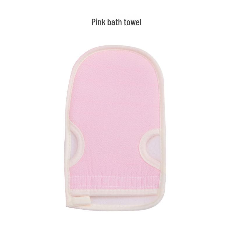 Ladies' 3-Piece Bath Towel Set for Strong Mud and Dust Scrubbing, Long Back Scrubber