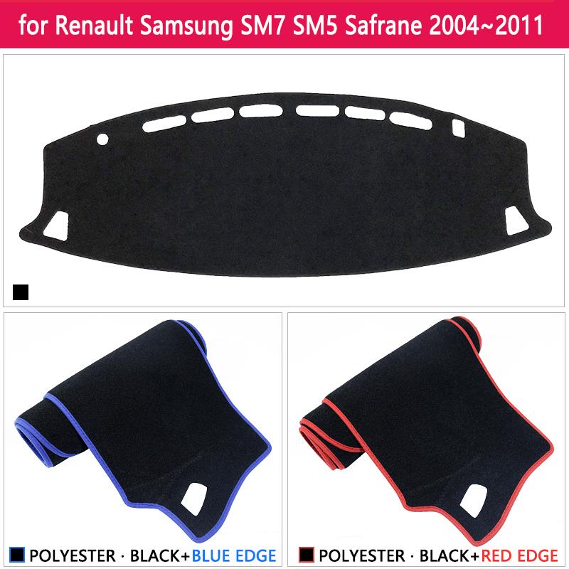 Накладка на панель приборов для Renault Samsung SM7 SM5 EX2 EX1 Safrane 2004~2011 Противоскользящий коврик Защита от солнца Коврик на панель Защитные аксессуары для автомобиля