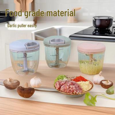 Ручной измельчитель чеснока и пюре для детского питания - Многофункциональная терка и пресс для чеснока, креветок, мяса и многого другого