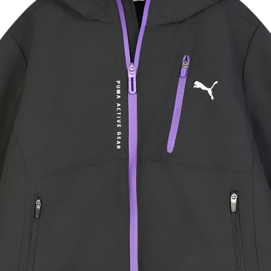 Puma Ветрозащитная Водонепроницаемая Куртка-Двойка с Капюшоном для Походов Детские куртки 950554-04