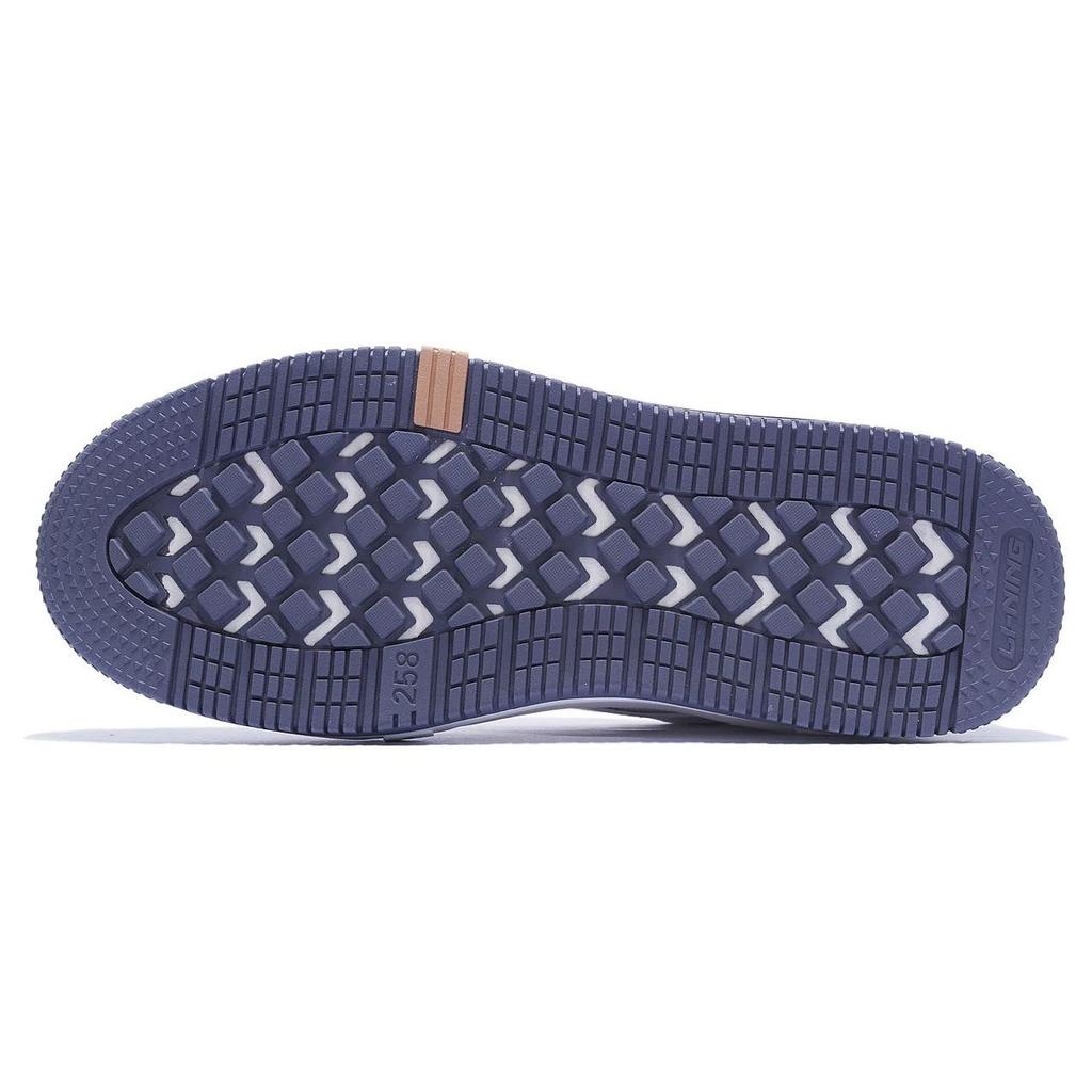 Li Ning Xing Chuan V2 противоскользящие прочные низкие кроссовки для скейтбординга мужские белые серые AGCT143-3