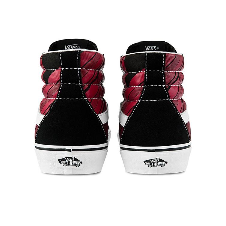 Vans Sk8 Высокие кеды для скейтборда Унисекс Кроссовки Черные Красные VN0A4U3C2C5
