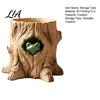 Office Desk Storage Holder Frog Tree Tube, 3D Printed Realistic Stump Container, Forest Style Decor Functional Pen for Supplies And Makeup Brushes