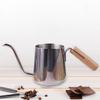 Large Capacity Coffee Drip Kettle Swan Neck Thin Mouth Ergonomic Handle Pot for Office Turkish Coffee and Tea Shop Use