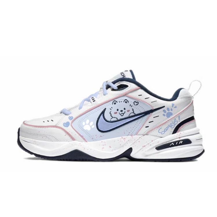 Nike Air Monarch 4 Textile, Synthetic Leather, Split Cow Leather Slip Resistant, Abrasion Resistant, Height Increasing 415445-102(Team183-)