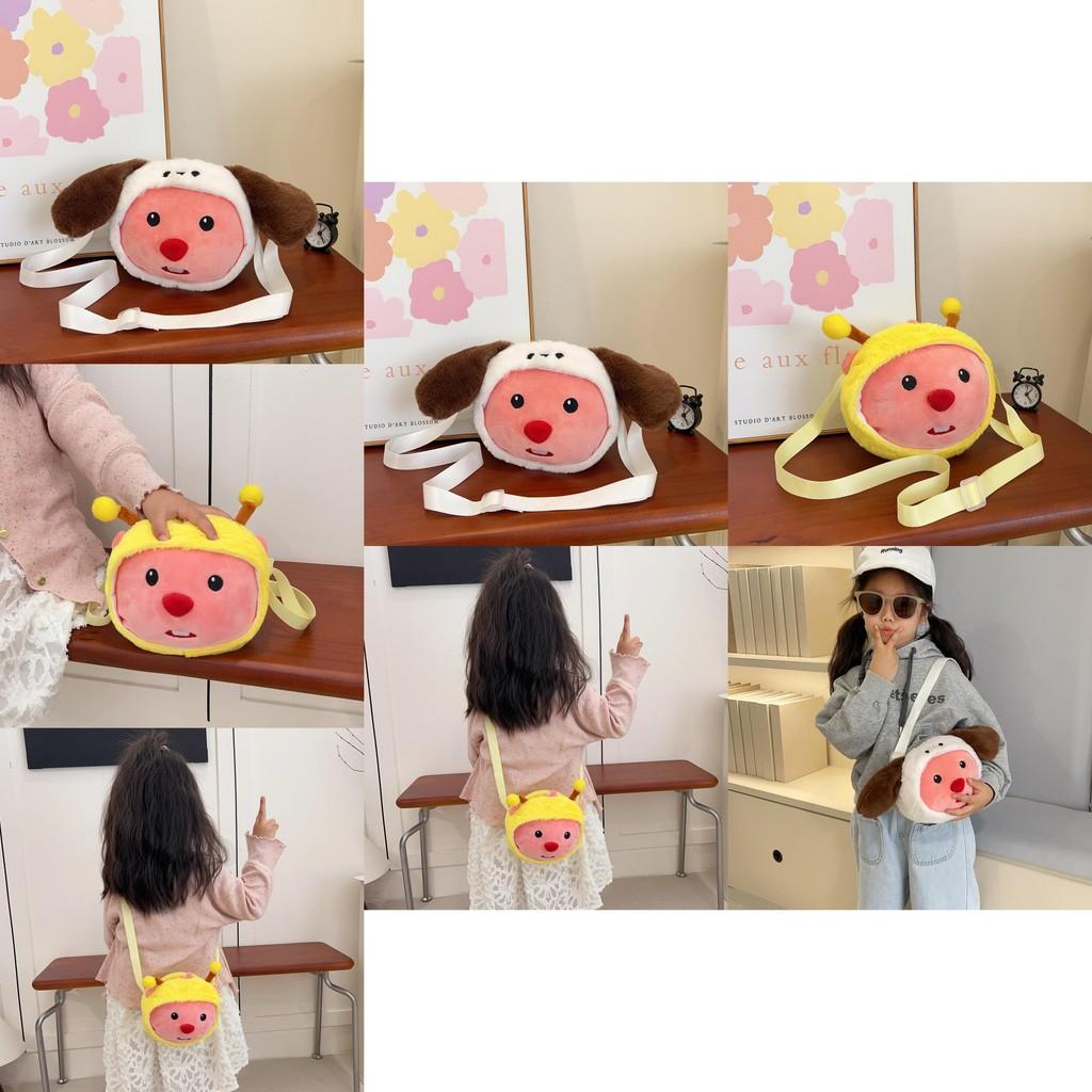 Adorable Cartoon Plush Beaver Crossbody Bag For Kids Cute And Fun Design