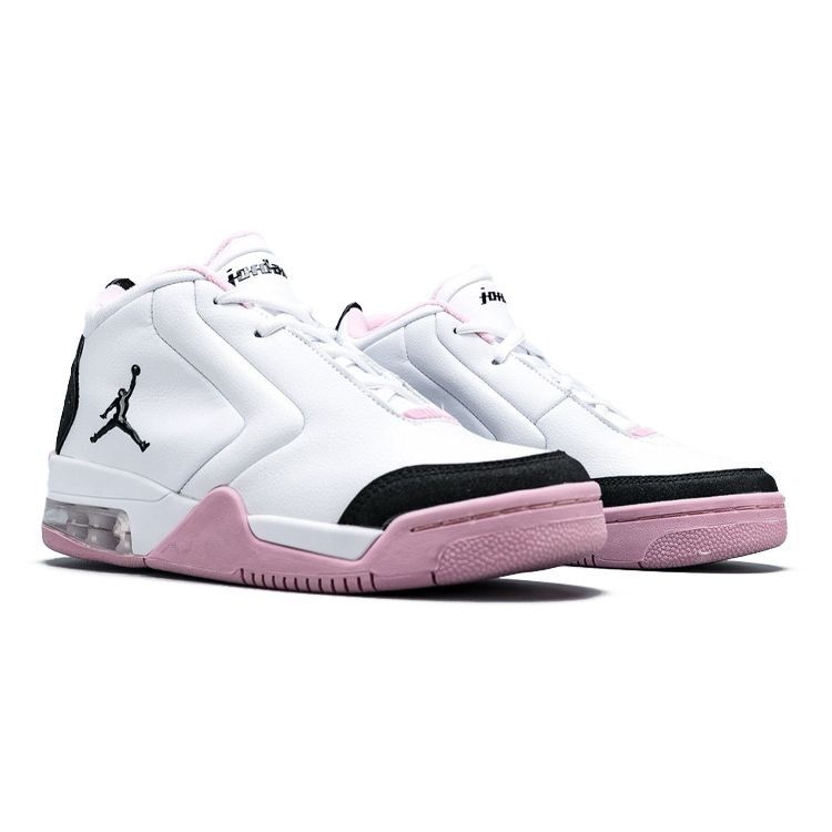 Jordan Большой фонд Кожа Удобные Ретро Поддерживающие Нескользящие Амортизирующие Прочные Баскетбольные Кроссовки Средней Высоты Детские кроссовки BV7375-106