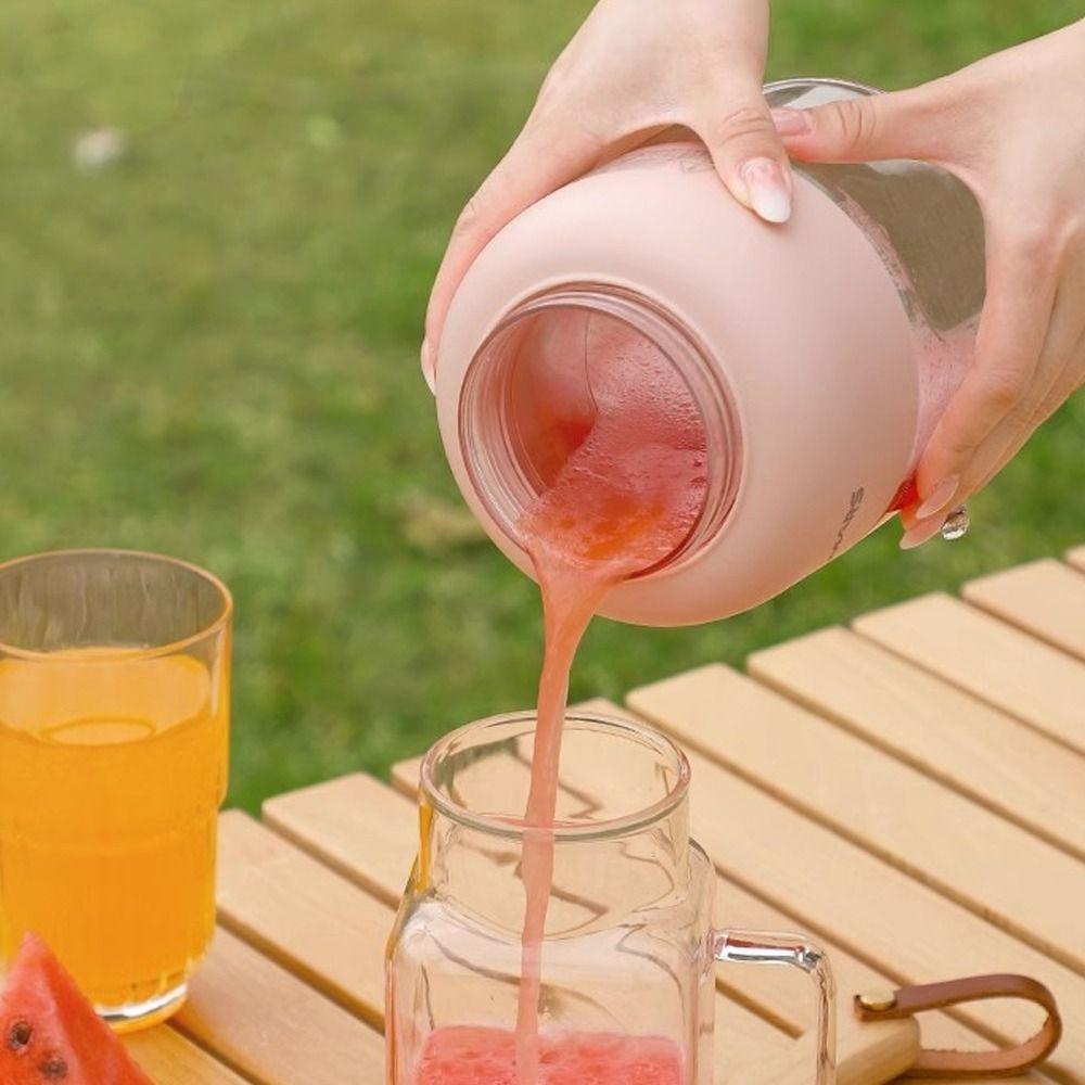 Маленькая электрическая соковыжималка, большая емкость, чашка для питья, креативный портативный блендер, чашка для домашнего хозяйства