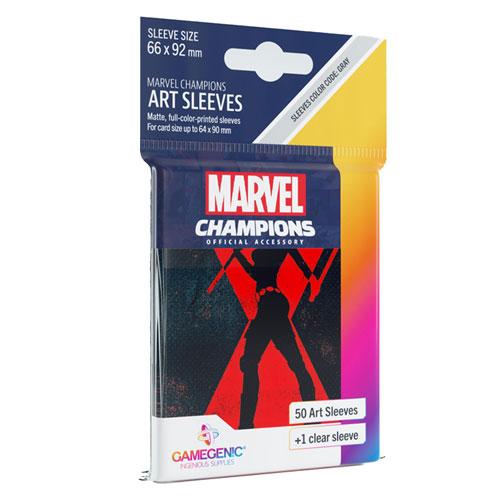 Художественные конверты Gamegenic Marvel Champions (Черная вдова)
