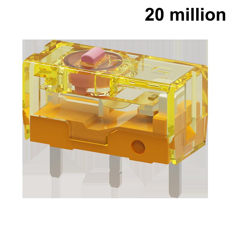 1Pcs Dustproof Ttc Micro Switch Gold Contactor Ttc 80 Million Clicklife Computer Mouse Left Right Micro Swicth Button