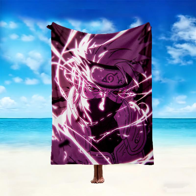 1pc Cozy Print Blanket, naruto Blanket Appropriate for Home Picnic and Travel Adventures