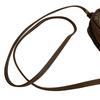 Gucci 6423 Винтажная Старая Сумка-Клатч Gucci с Узором GG из ПВХ Наплечная Сумка Коричневый ПВХ Б/У