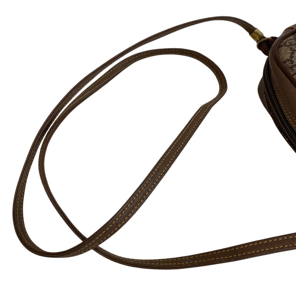 Gucci 6423 Винтажная Старая Сумка-Клатч Gucci с Узором GG из ПВХ Наплечная Сумка Коричневый ПВХ Б/У