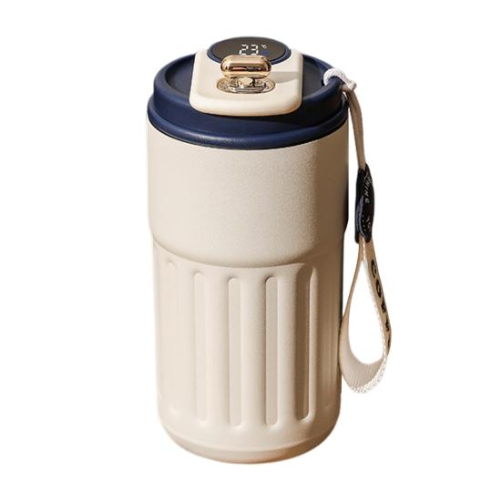 460 мл Светодиодный дисплей температуры Вакуумная термобутылка Не содержит БФА Герметичная Поддерживает холод/тепло 12 ч Двустенная изоляция