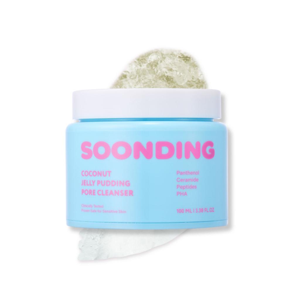 Soonding Sunding Coconut Jelly Pudding Pore Cleanser 100ml Dual Composition