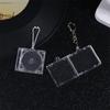 Peripheral Commemorative Blank Album Mini Cd Case Keychain Cd Player Shaped Key Pendant For Diy Backpack Hanging Decoration