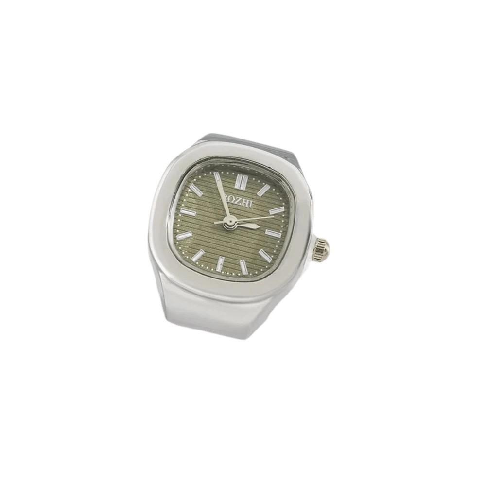 Punk Rings Jewelry Clock Vintage Finger Watch Ring Hip Hop Roman Quartz Watch Women