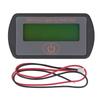 Battery Meter Lightweight Small Size Portable LCD Display Battery Capacity Voltage Indicator 8‑63V 36V