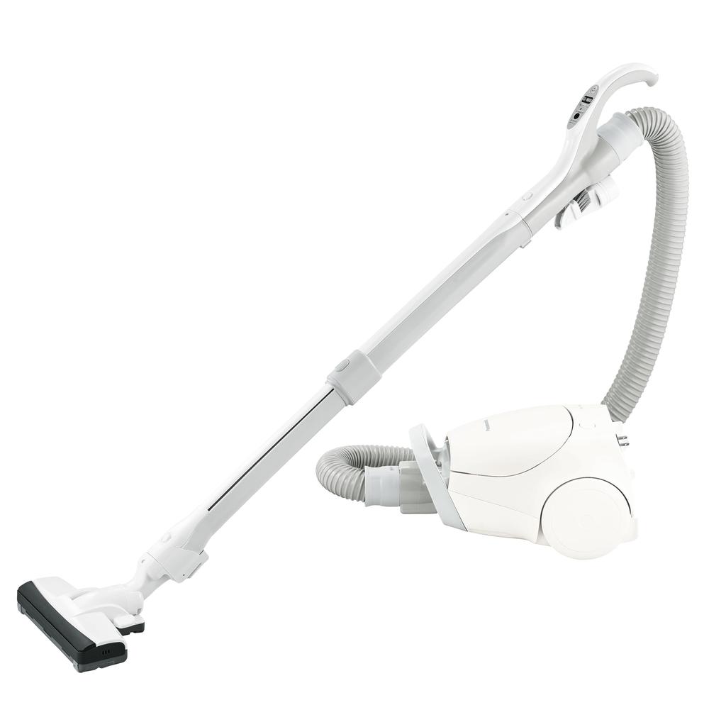 Panasonic Vacuum Cleaner Paper Pack Type White Lightweight Compact High Power Clean Sensor Equipped with Parent and Child Nozzles MC-PJ230G-W