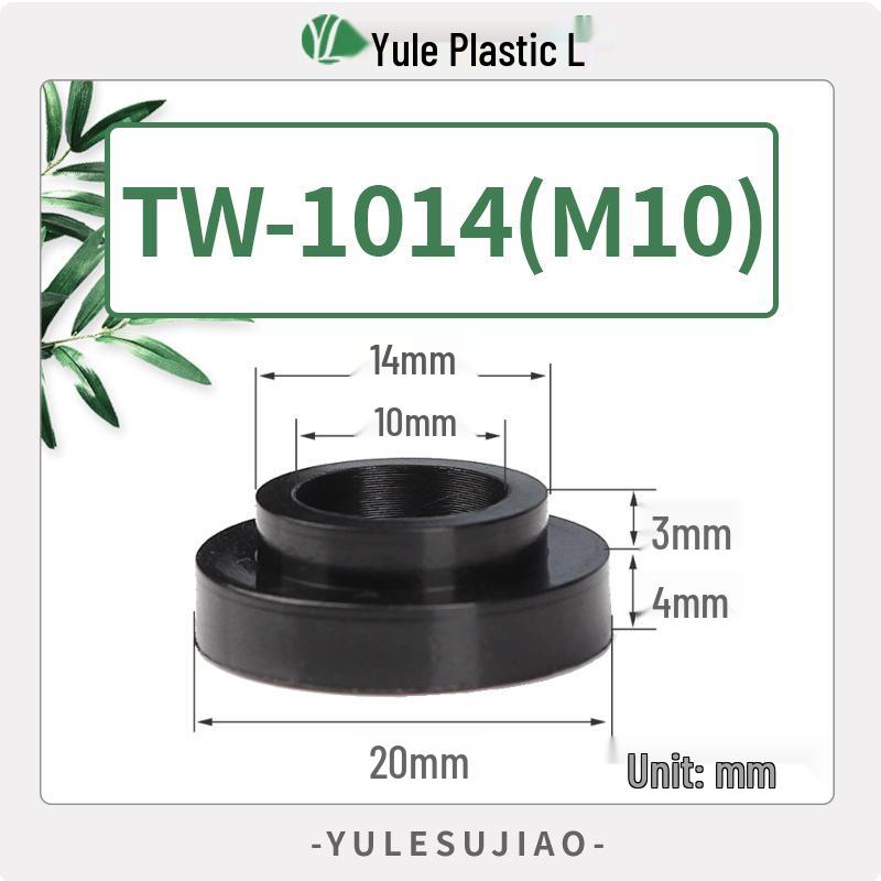 Nylon Insulating T-Type Plastic Washer for Transistor