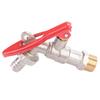 Brass 1/2" Thread Water Tap Lockable Faucet Home Outdoor Garden Tool Lockable Garden Tap Lockable Faucet Lockable Garden Faucet