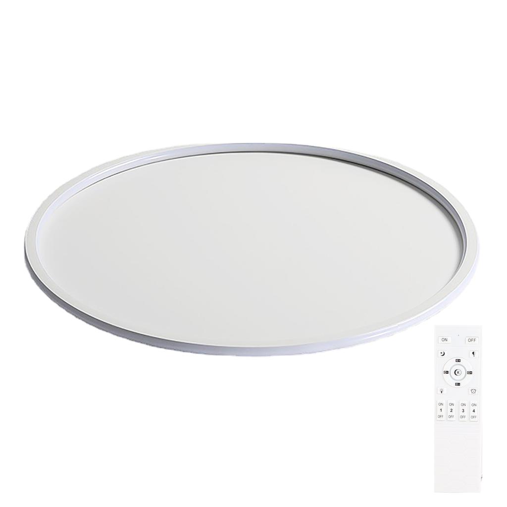 Round Flat Panel Light Minimalist Nordic Style LED Ceiling Mount Disk Light for Living Room