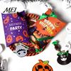 Holiday Paper Treat Bags 10 Pcs Halloween Cardboard Candy Boxes for Kids, Cute Trick or Easy Assemble Party Supplies Containers Snacks Cookie