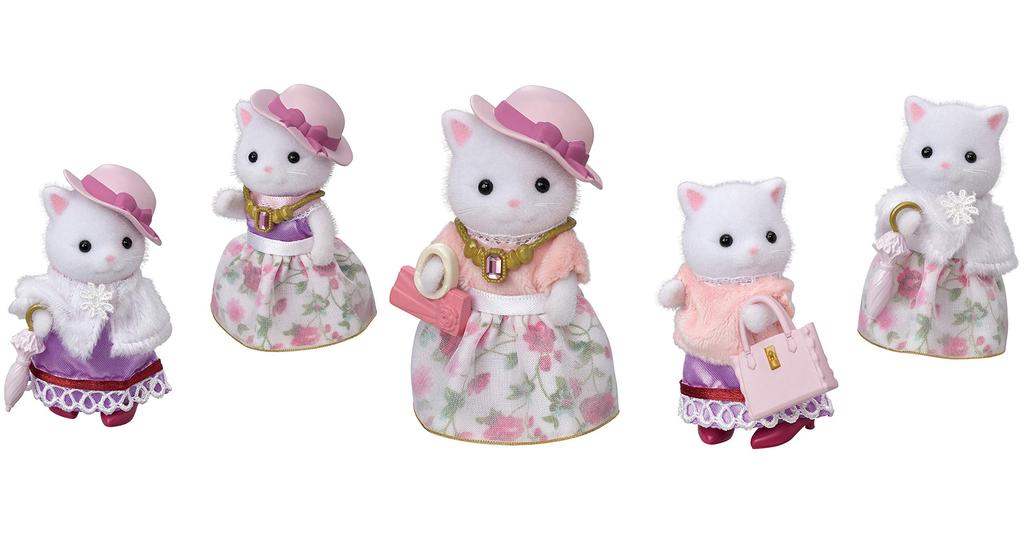 Sylvanian Families Town Fashion Coordination Set Cat Older EPOCH -Persian Sister- TVS-9