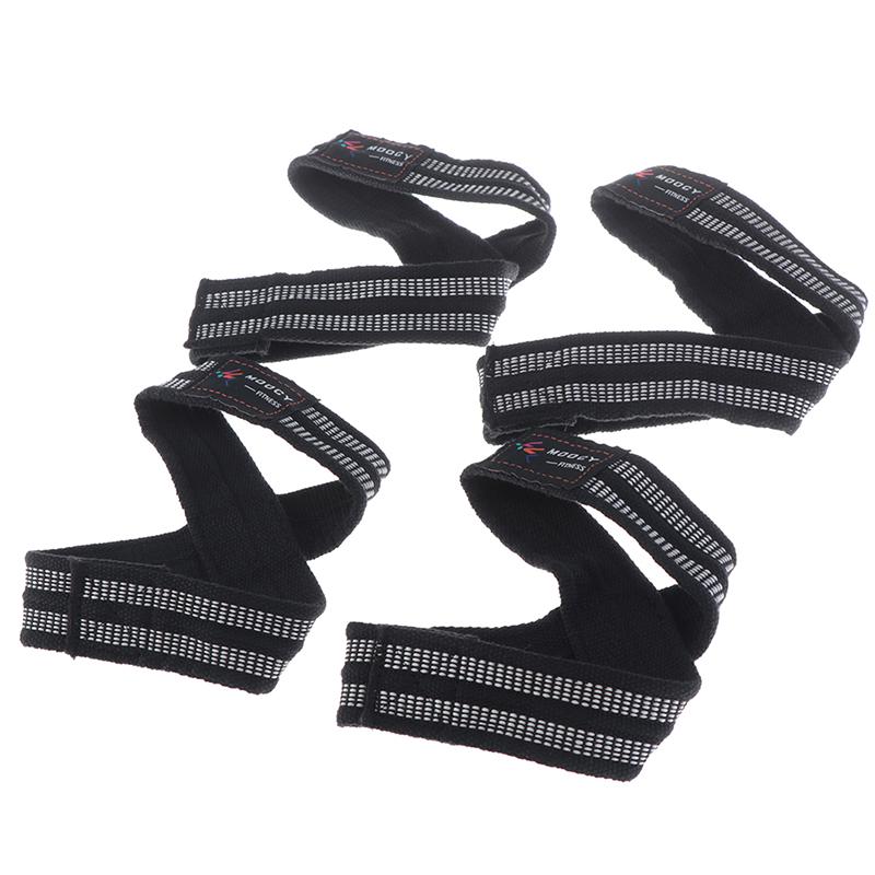 1 пара ремней в форме восьмерки для становой тяги, поднятия тяжестей, шрагов, прочная лента для захвата