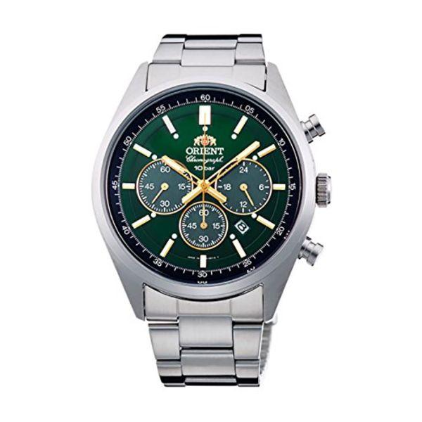 Orient Часы спортивные NEO 70's SOLAR PANDA Brilliant Green WV0031TX мужские НОВЫЕ