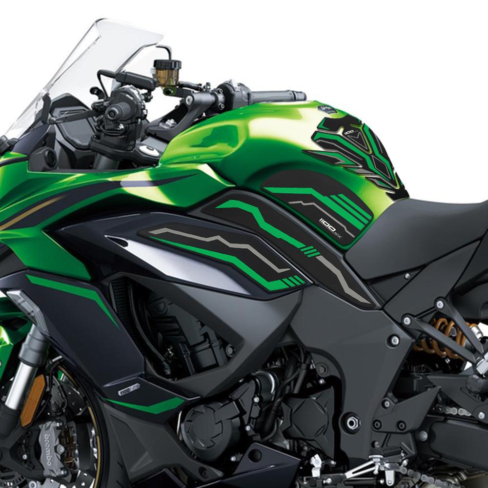 Для Ninja 1100 SX 2025 Ninja1100sx 2025 Аксессуары для мотоцикла Матовые наклейки на бак NINJA 1100SX Утолщенный протектор топливного бака