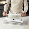 Модульные разделители для кухонных ящиков, Диспенсер для фольги, Регулируемый выдвижной органайзер с резаком, Нескользящая основа, Гаджеты для организации, Большая вместимость