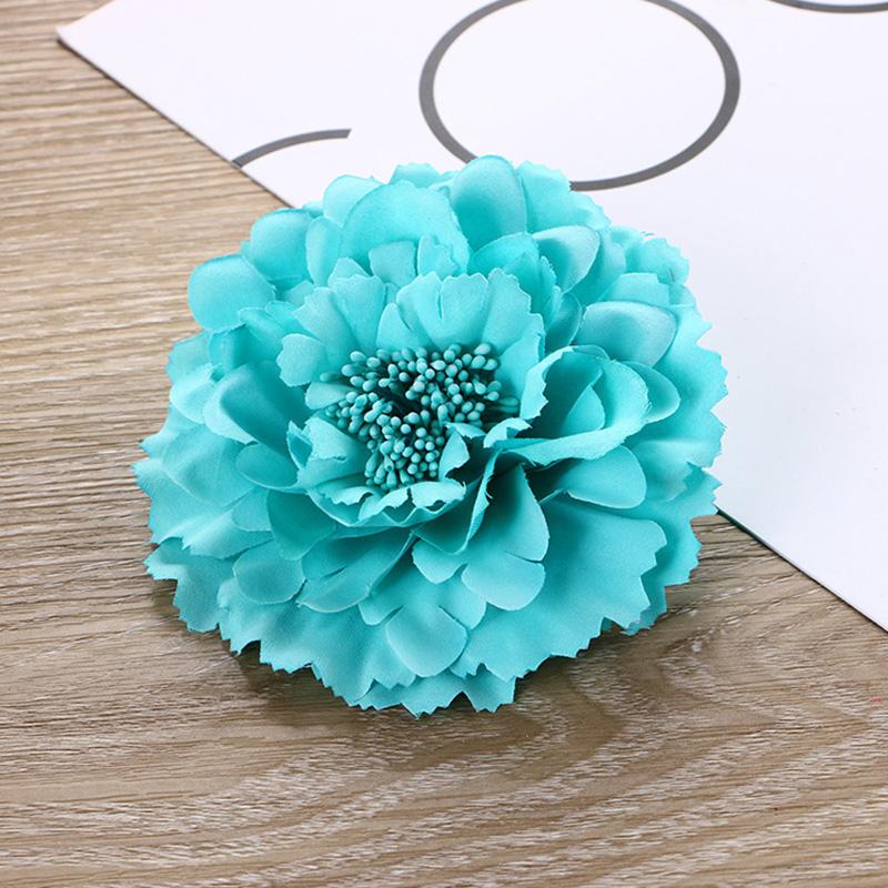 11cm Korean Fabric Rose Flower Brooches for Women Elegant Corsage Scarf Buckle Shirt Collar Pins Fashion Jewelry Wedding Brooch