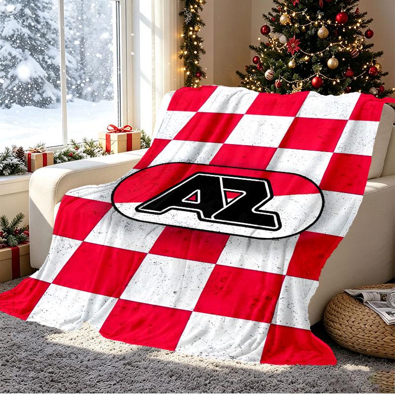 AZ Alkmaar Pattern Blanket for Home Decoration, Bed, Sofa, Car Travel, Camping, Suitable for All Seasons, Birthday Christmas Gift