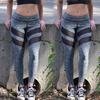 Women Leggings Mesh See Through Summer Slim Stretchy Workout Pants for Sports