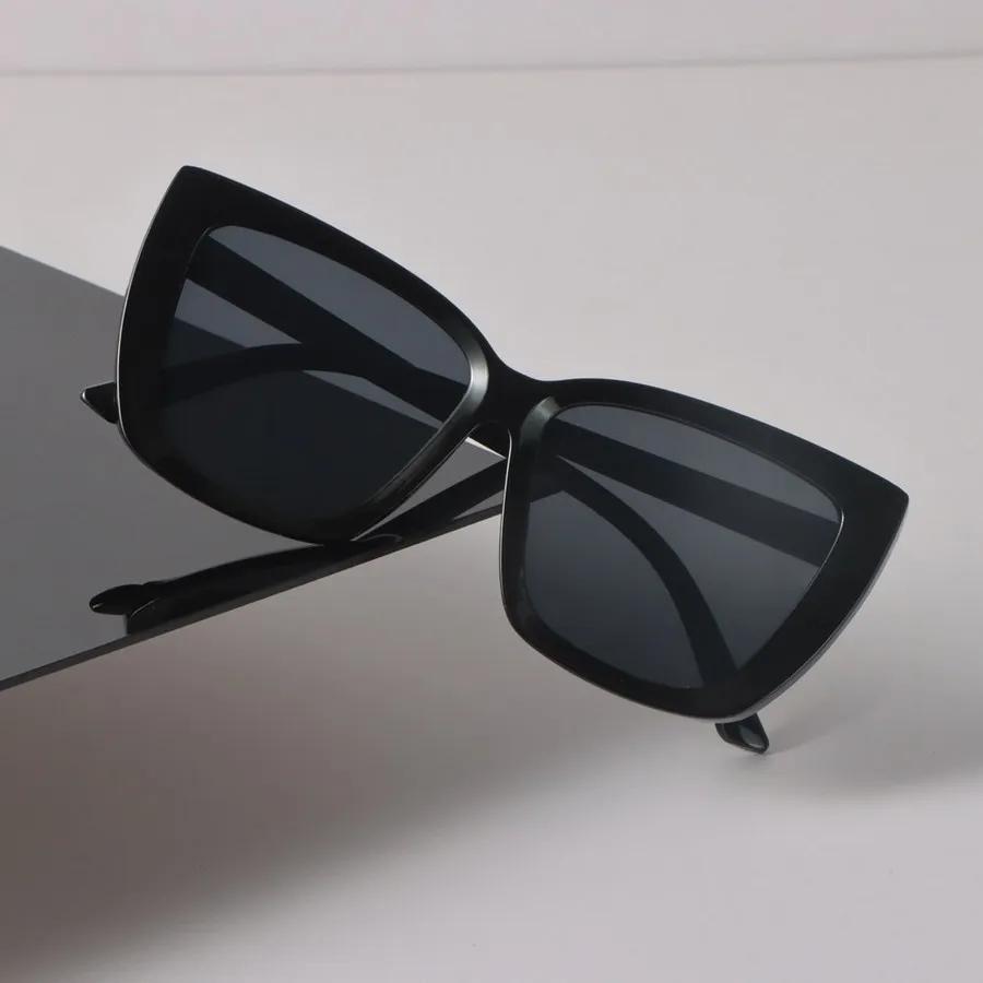 Sexy Square Sunglasses Women Men Black Cat Eye Sun Glasses Classic Designer Eyewear Fashion Colorful Mirror Brand