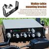 Vehicle Radio Installation Accessories Universal CB Mount Bracket, Adjustable 6-10 Inch Heavy Duty Car Stereo Dashboard Bracket Device Holder,