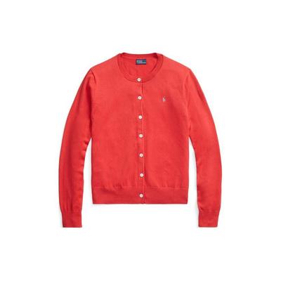 Polo Ss24 Однотонный свитер с вышивкой логотипа, с круглым вырезом, с длинным рукавом, вязаный свитер для женщин WMPOSWENDW20225-600
