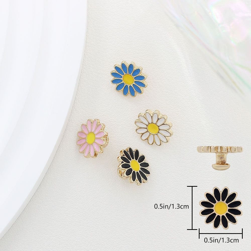 Flower Decorative Ring Brooch Wristbelt Charms Creative Watch Band Ornament  Strap Accessories
