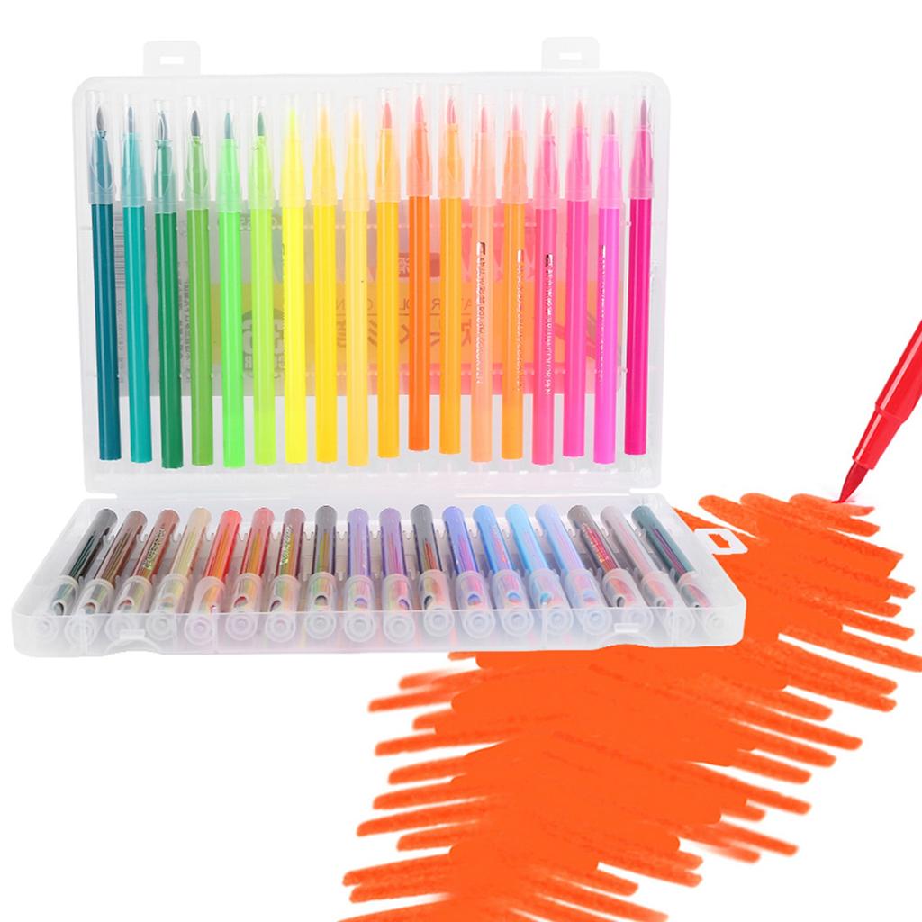 36 Color Soft Head Watercolor Pen Washable Painting Pen Drawing Supplies