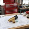 Новая 1 шт. Сумка с аксессуарами для газовых котлов Круглый переключатель-клапан для наполнения водой в сборе с ручкой Для настенного котла Замена