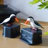Cute Plastic Automatic Bird Toothpicks Container Toothpick Dispenser Toothpick Holder Box